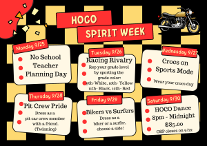 HOCO Spirit Week