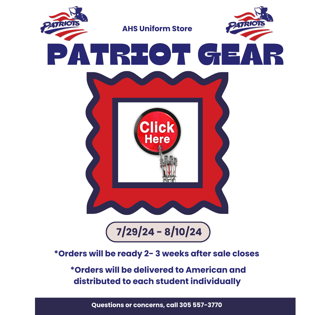 Patriot Gear Purchases
