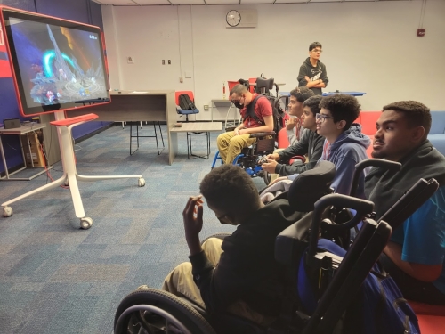 Autism Awareness Gaming Visit
